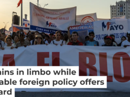 An International Workers’ Day demonstration on May 1, 2026, in Havana includes a protest of the ongoing U.S. blockade of oil to Cuba. Anadolu/Anadolu via Getty Images